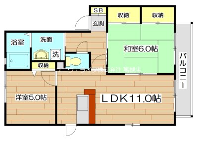 翠ハイツC 間取り