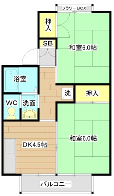 第8摂津グリーンハイツ  間取り