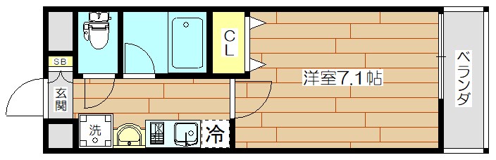 コンセール裕恵 間取り図