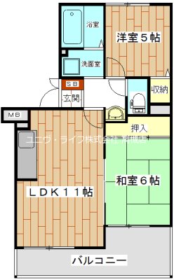 高井マンション 間取り図