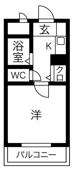 ハイムタケダT-8 間取り図