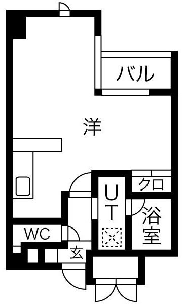 ハイムタケダT-9 間取り図