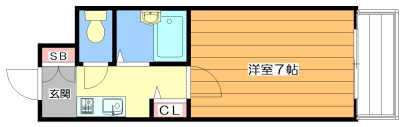 カームヒルズⅠ 間取り図