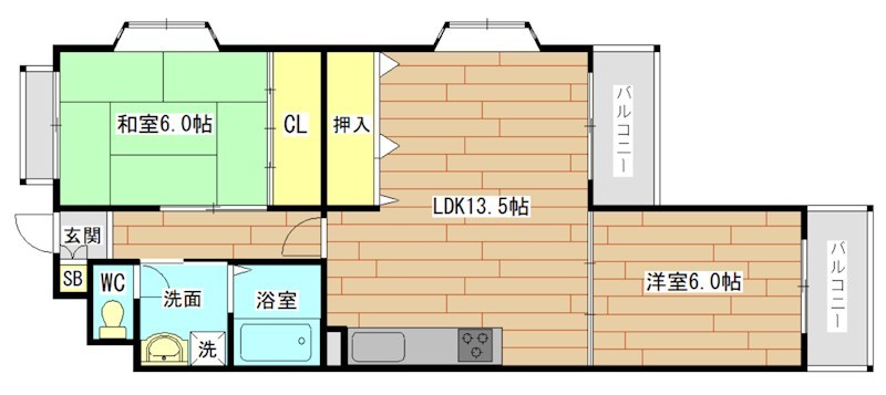 ニューサンハイツ 間取り