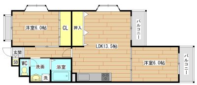 ニューサンハイツ 間取り