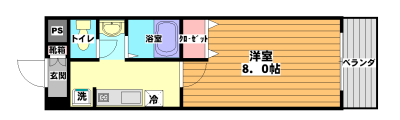 ディアス山手Ⅲ 間取り図