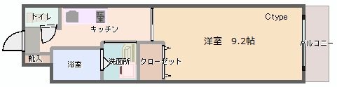 ヴィラほったⅡ 間取り図