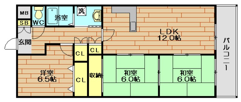 クロス・ロード高槻 間取り