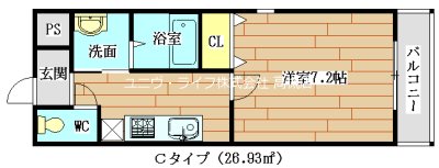 メルシー高槻八幡  間取り