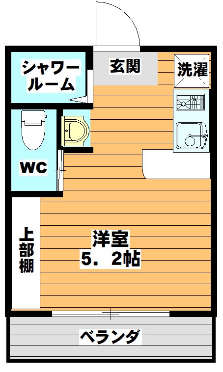 風(女性専用)  間取り