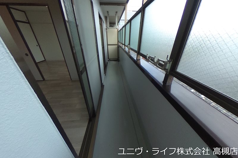 シャトー芥川 ベランダ