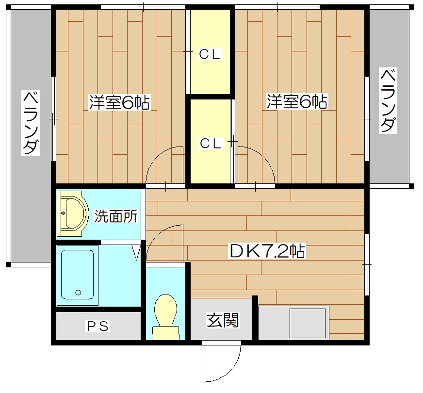 リベルタ緑が丘 間取り