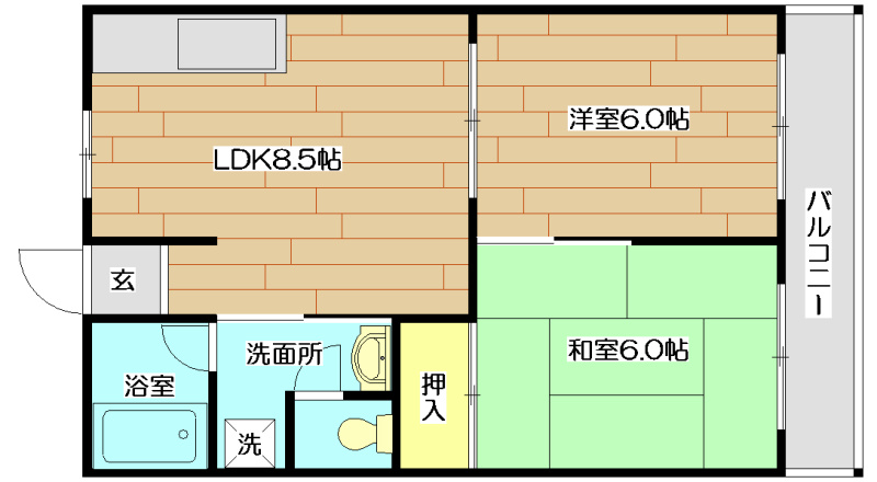 ジュネスドミール 間取り