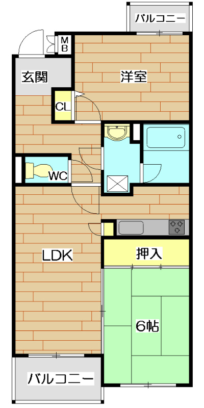 サニーパーク春日 間取り