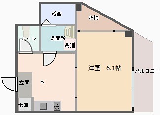 レインボーハイムⅡ 間取り図
