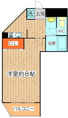 ラ・フォンテ摂津富田 間取り図