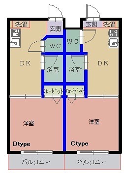 レコルテ千里山Ⅱ 間取り