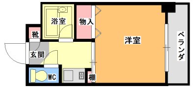 ベルビューレ千里山壱番館 間取り図