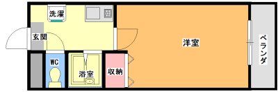 ハイツ岩本 間取り図