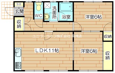 ハイツクローネ 間取り
