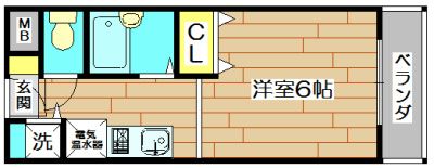 シャトー黒田 間取り