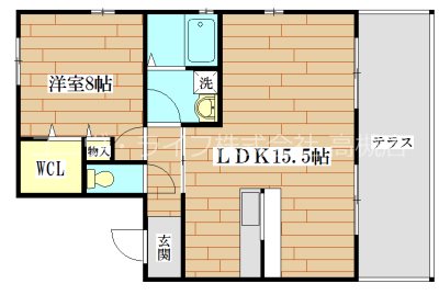 トワヴェールⅡ 間取り