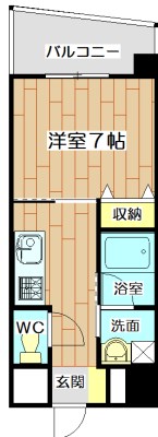 協同レジデンス摂津富田 間取り図