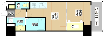 プレステージⅣ芥川 間取り