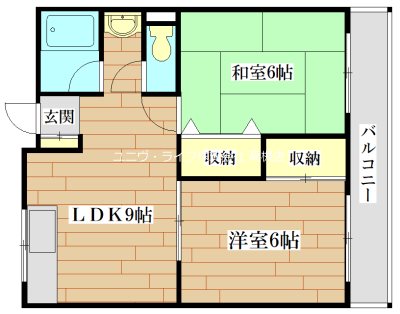 松原ハイツマキ 間取り