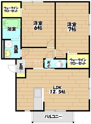 アクシスB棟 間取り