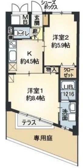 バレーロード辻子  間取り