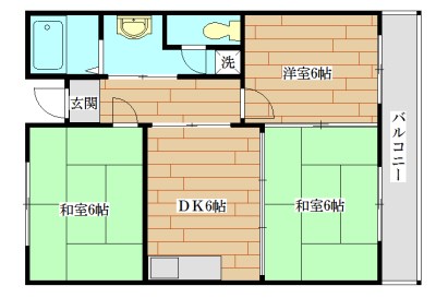 LEGAL MAISON 津之江I（リーガルメゾン津之江Ⅰ） 間取り