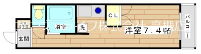 リバリティーHIMURO２号館 間取り