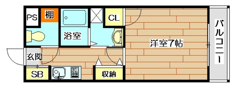 リヴェール城西 間取り