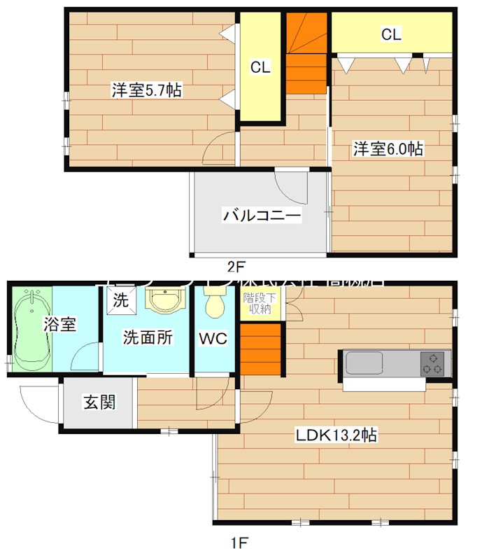 フェリシータB棟 間取り