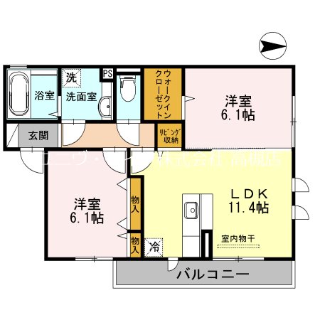 トワヴェールⅢ 間取り