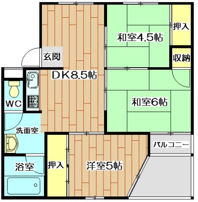 ハピネス栄町 間取り