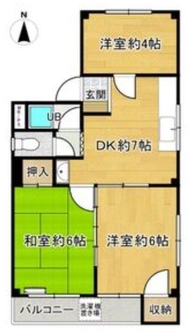 サンワライフマンション 間取り図