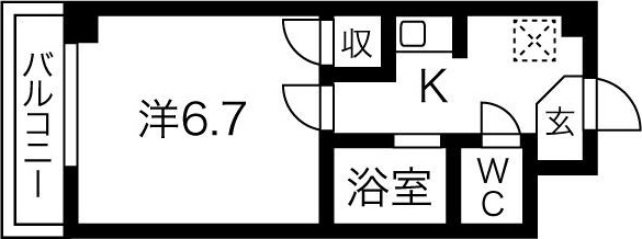 アネックス川端 間取り図
