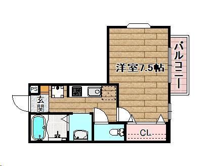 Ｆ’ＳＣＯＵＲＴ高槻 間取り
