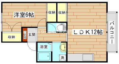 メゾンアサヒⅡ 間取り