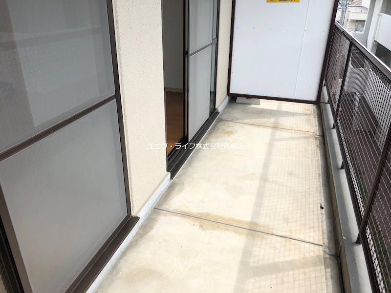アマセンターハイツ ベランダ