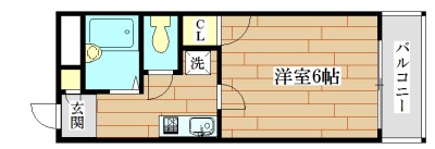 コンフォール高槻 間取り図