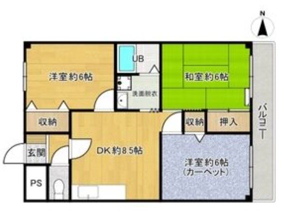735柳ビル 間取り図