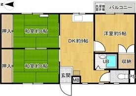 西町ロイヤルマンション 間取り図