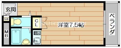 光栄ハイツ古曽部 間取り