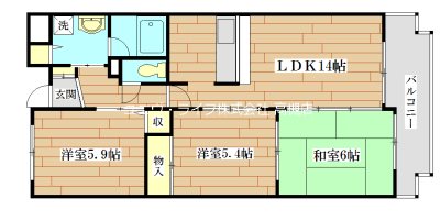 ヴァーサ21 間取り