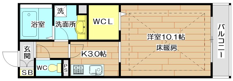 アップル城北 間取り