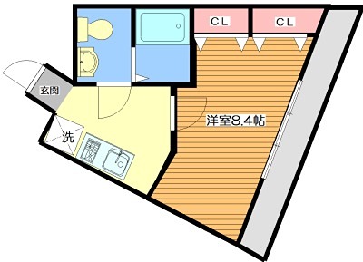 ウエストフィールドNo.6 間取り図