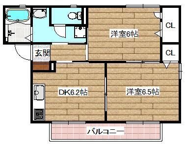 ディアス西真上Ｃ棟 間取り